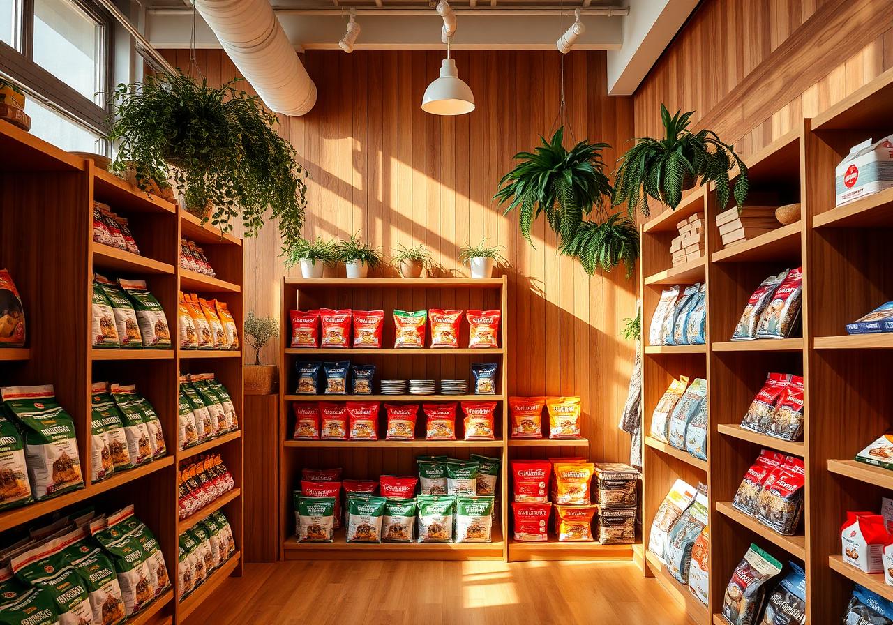 Modern premium pet retail boutique